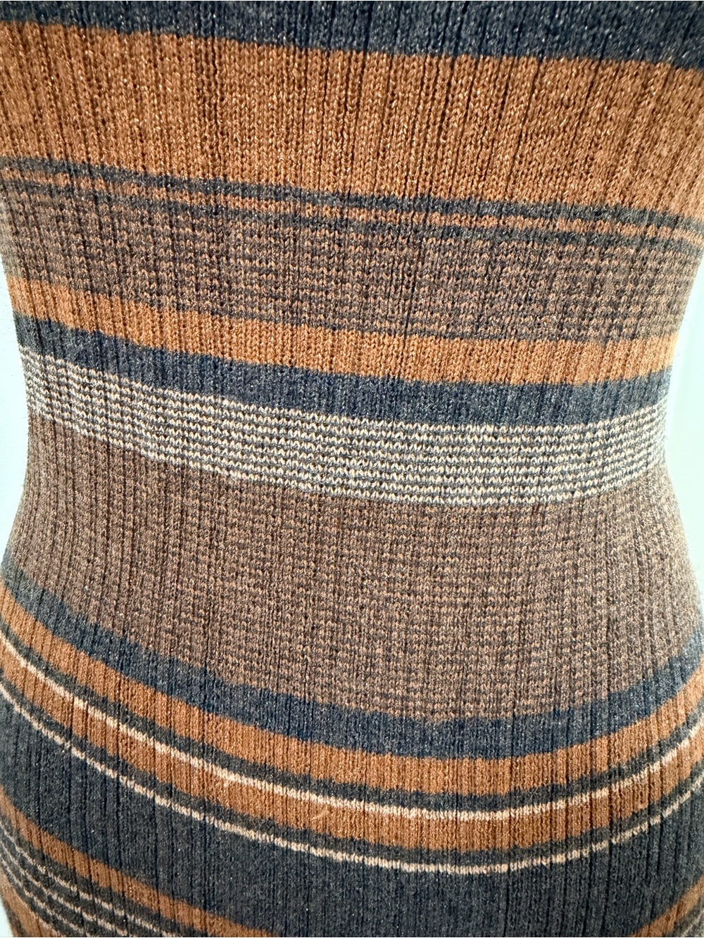 L'AGENCE Sandi Striped Knit Midi Dress - Picture 10 of 13